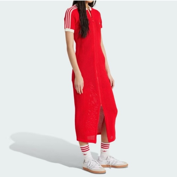 Adidas Originals Premium Crochet Dress - Picture 4 of 4